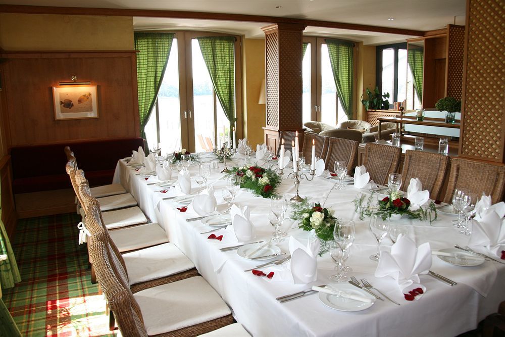 Hotel Speicher Am Ziegelsee ชเวียรีน ร้านอาหาร รูปภาพ