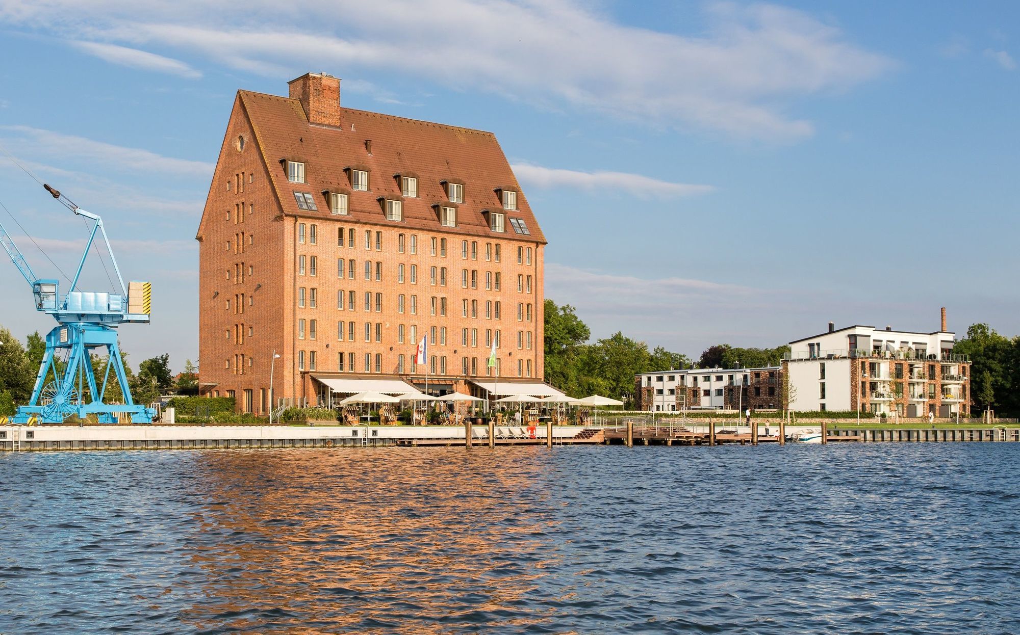 Hotel Speicher Am Ziegelsee ชเวียรีน ภายนอก รูปภาพ
